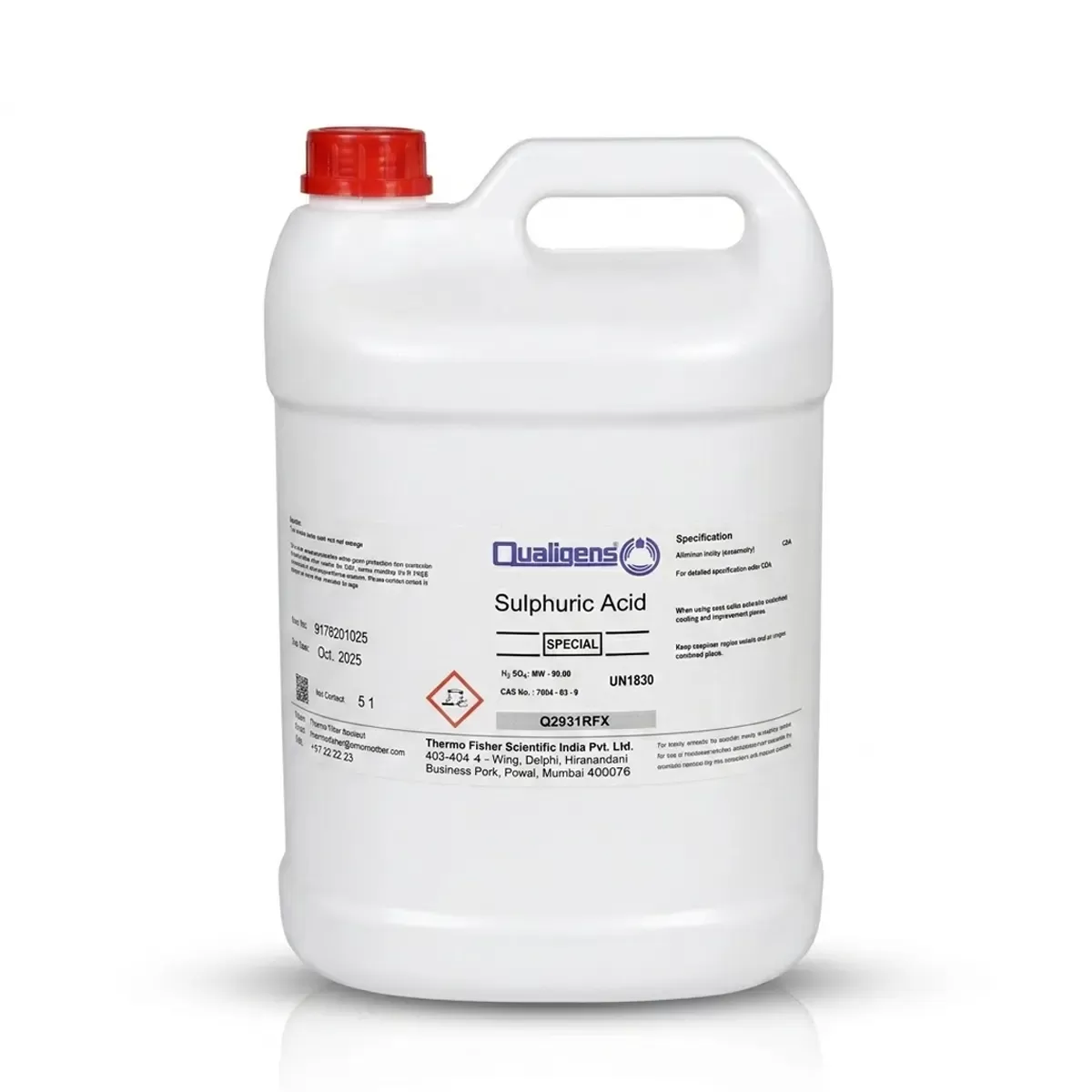 Sulphuric acid special grade